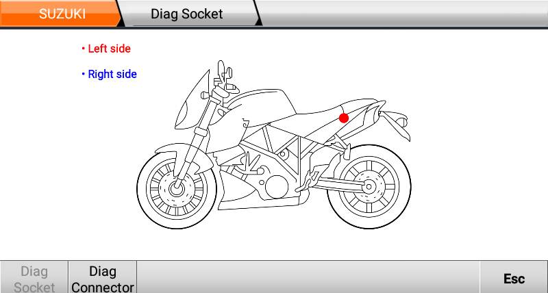 Conector de zócalo OBDStar MS50