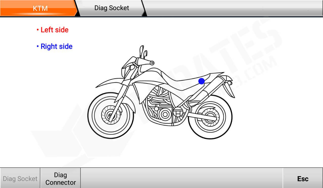 Prise de diagnostic OBDStar MS80