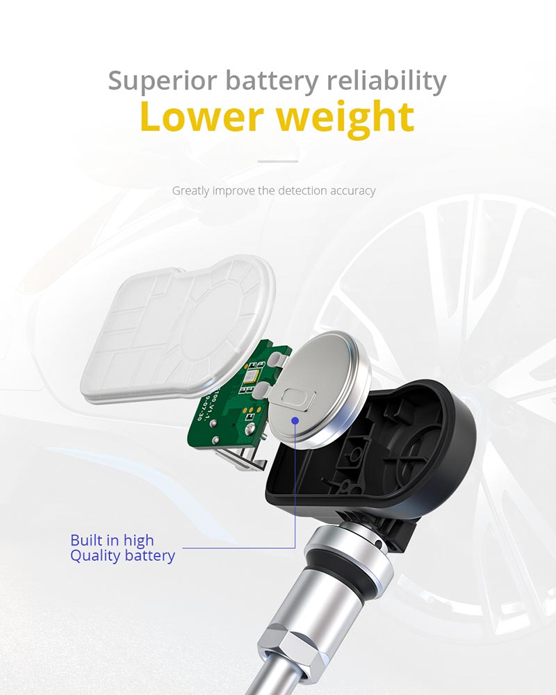 Xtool-TS100-Sensore-pressione-pneumatici-super-affidabilità-batteria