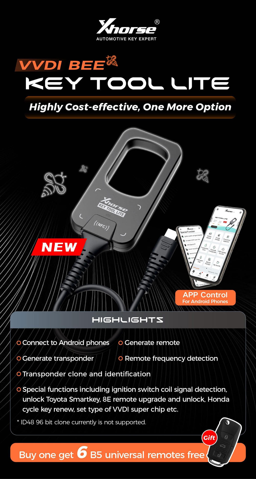 Xhorse VVDI Bee Key Tool Lite