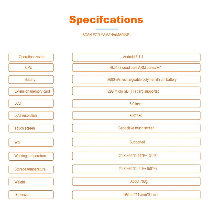 iScan YAMAHA MARINHO