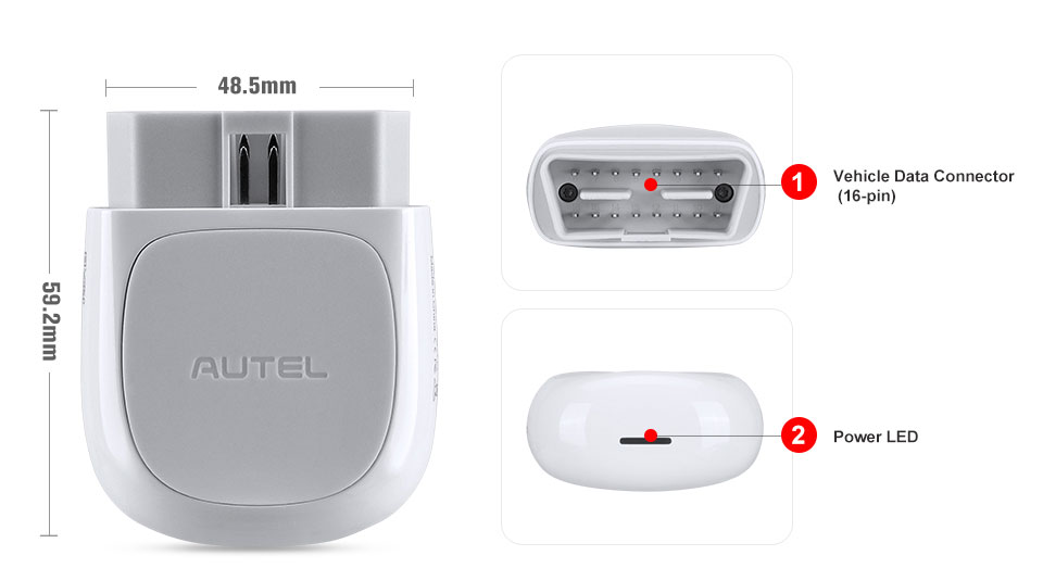 Nuovo strumento di scansione diagnostica avanzata per veicoli per smartphone Autel MAXIAP AP200 per il tuo smartphone o tablet | Chiavi degli Emirati