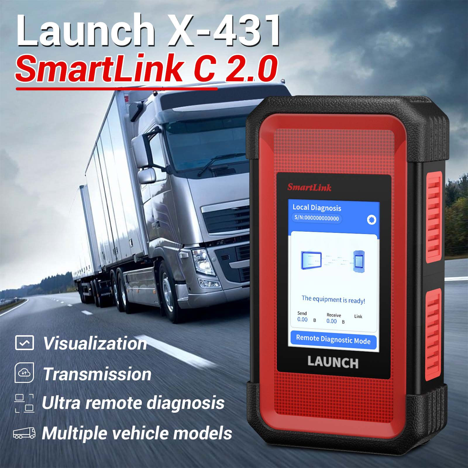 Lançamento dos recursos do X-431 SmartLink C