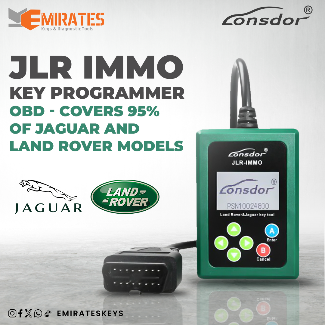 Nuovo Lonsdor - JLR IMMO Key Programmer - OBD - Copre il 95% dei modelli Jaguar e Land Rover | Emirates Keys