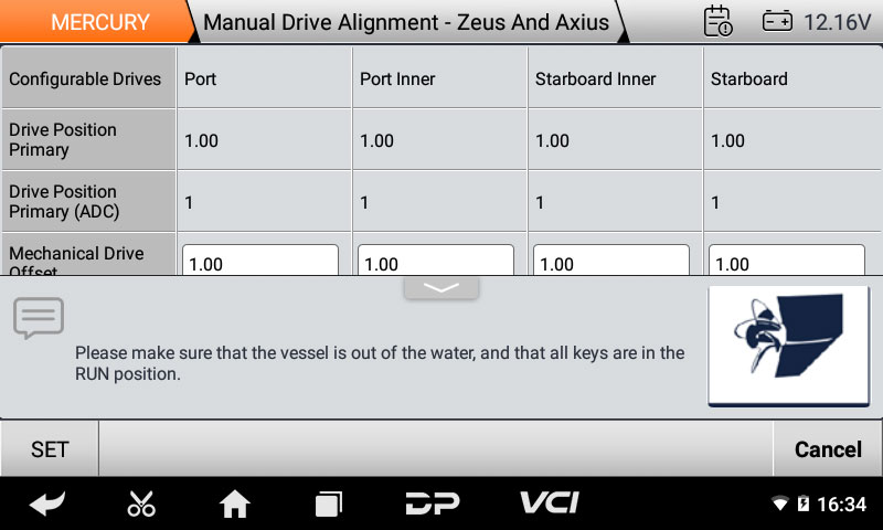 ISCAN MERCURE (MARINE) ISCAN MERCURY (MARINE)