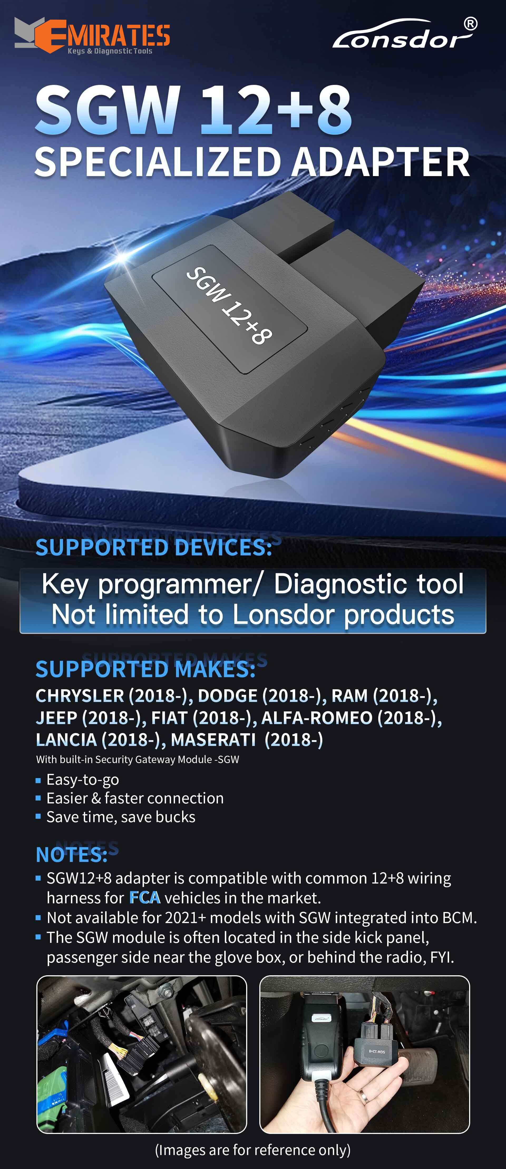 SGW 12+8 Specialized Adapter