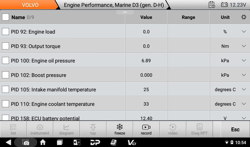 ISCAN PRO VOLVO (MARINO) ISCAN PRO VOLVO (MARINE)