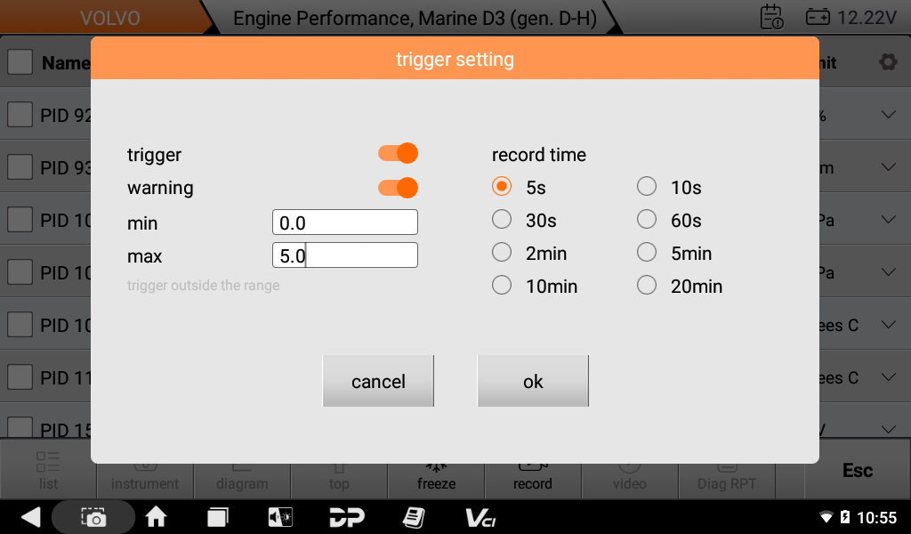 ISCAN PRO VOLVO (MARINO) ISCAN PRO VOLVO (MARINE)
