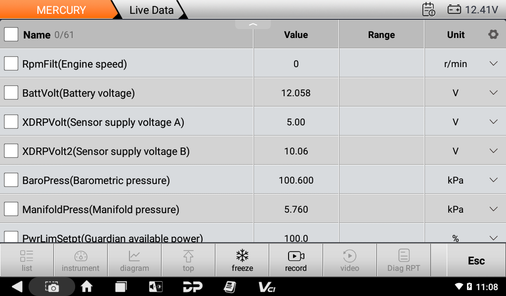ISCAN PRO MERCRUISER, MERCURY (MARINO) ISCAN PRO MERCRUISER, MERCURY (MARINE)