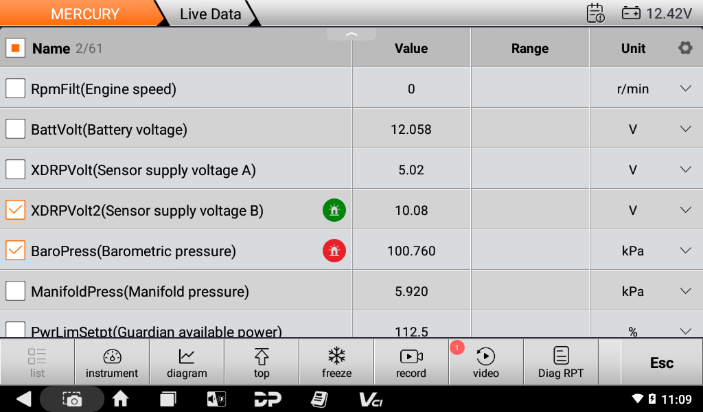 ISCAN PRO MERCRUISER, MERCURY (MARINO) ISCAN PRO MERCRUISER, MERCURY (MARINE)