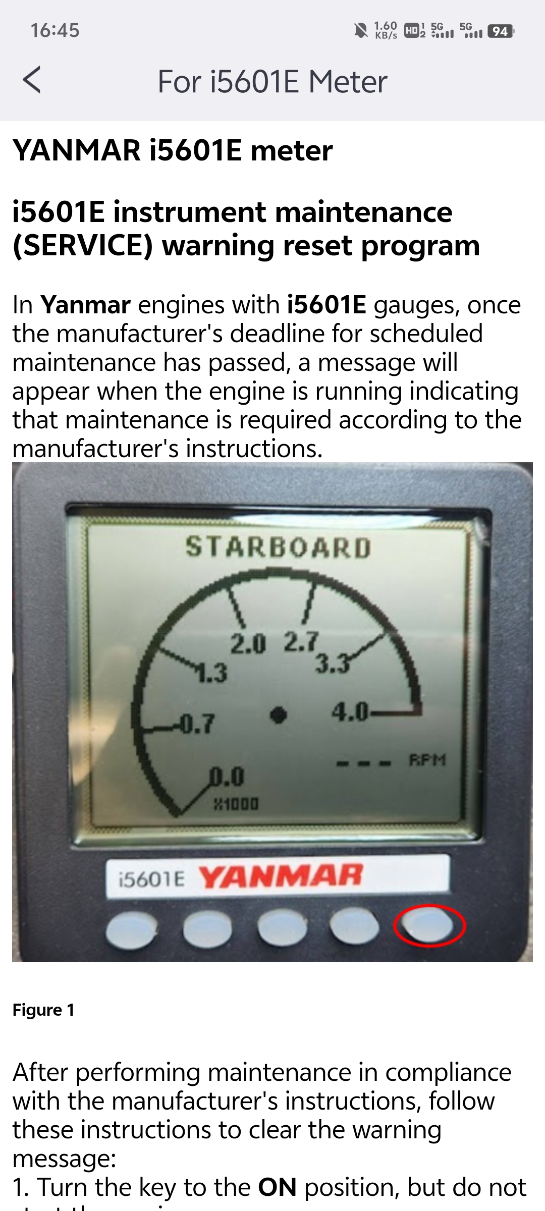 ISCAN PRO YANMAR (MARINO) ISCAN PRO YANMAR (MARINE)