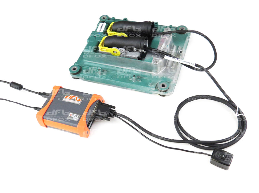 Novo modo de bancada DFOX para caminhões Volvo/Renault TRW EMS 2.2 TRW EMS 2.3 TRW EMS 2.4 cabo D48CBB04 | Chaves dos Emirados