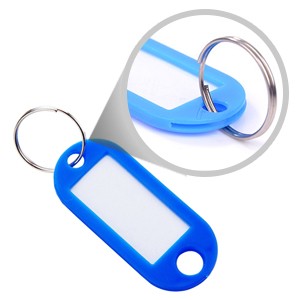 New Aftermarket Plastic Key Label Colorful Tags 200 Pcs, Bulk Key Labels with Ring and Label Window, Key Chain ID Tags, Key Identifiers for Name | Emirates Keys