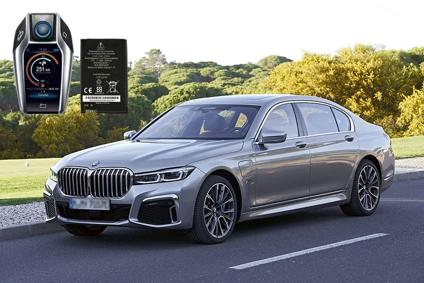 New BMW IDG Display key battery 580mAh Replacement Part Number: MKD35UP / MKD35UP++ / 9442976-01 / AE2536561 / UP120009 / 6814351-01 | Emirates Keys