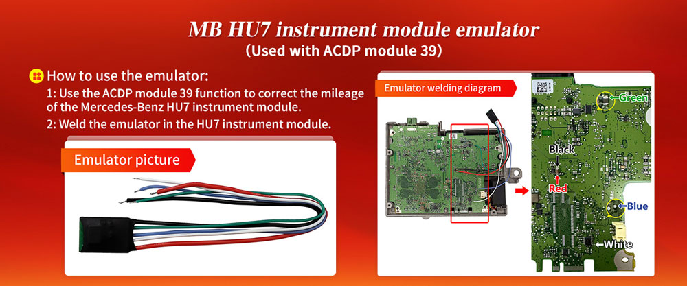How to use Yanhua HU7 emulator