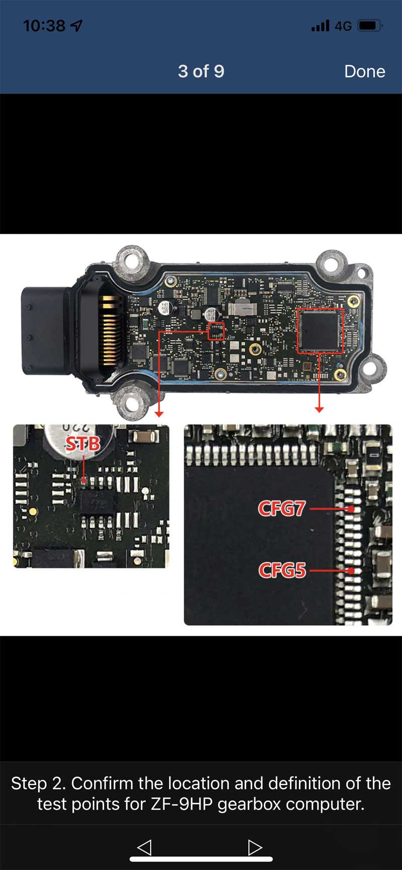 Коробка передач Clone ZF-9HP с модулем Yanhua Mini ACDP 28 3