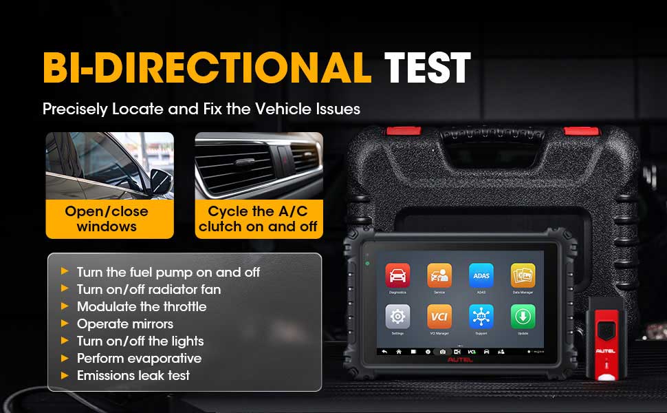 autel ms906 pro bi-directional control