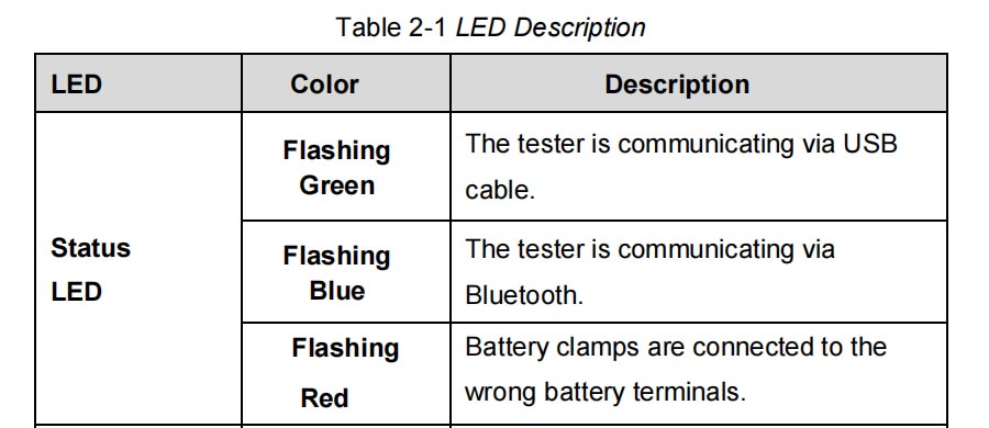 autel bt506 indicator