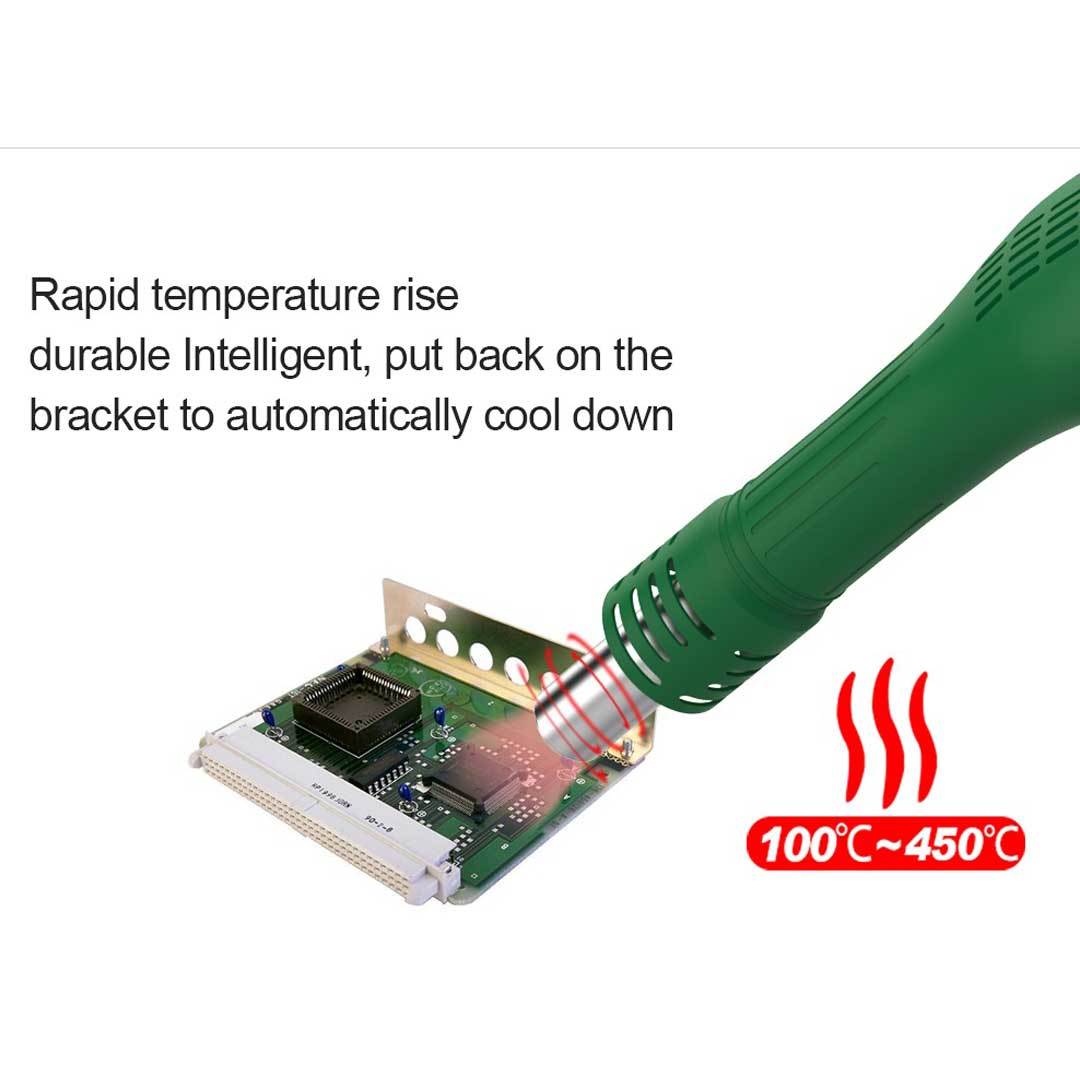 Estación de retrabajo SMD 2 en 1 BST-898D, pistola de aire caliente, estación de soldadura, soldador para IC SMD, estación de retrabajo de soldadura DE, 220 V | Emirates Keys