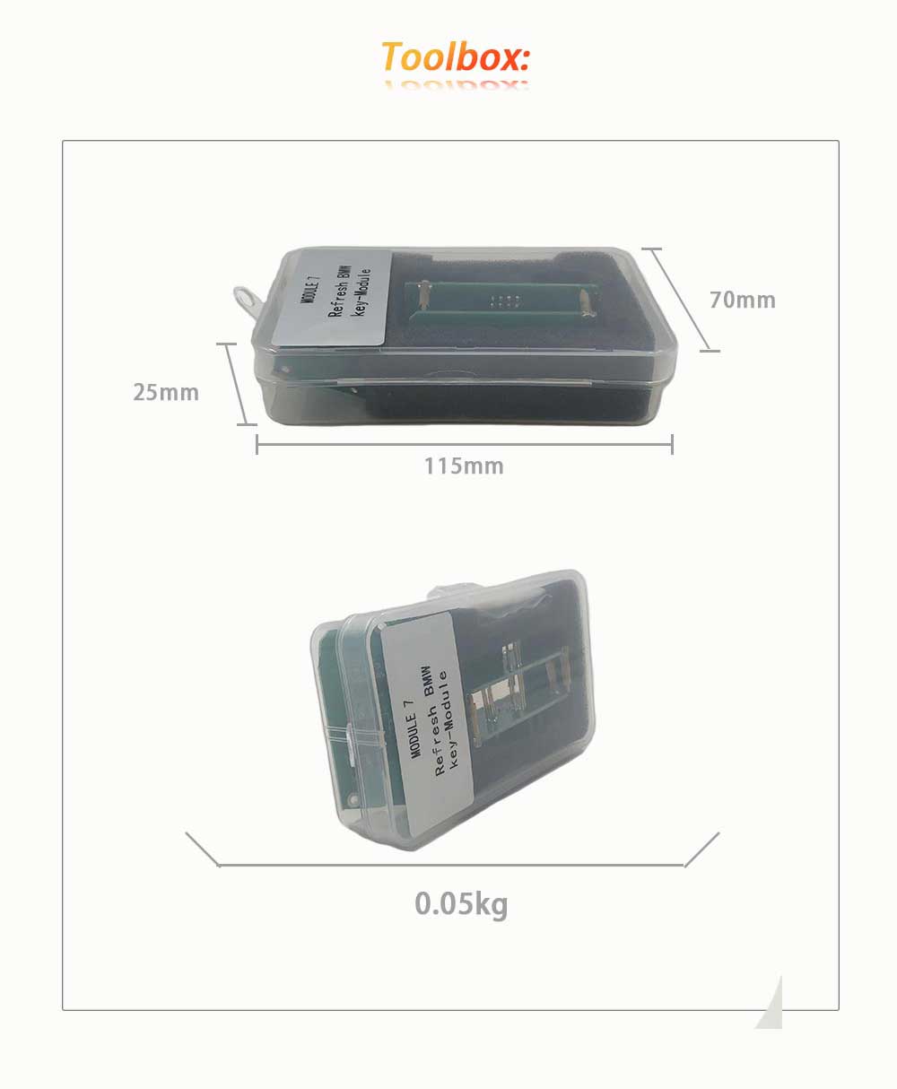 Yanhua ACDP Set Module 7 for Refresh BMW E chassis/F chassis key to make BMW keys can be used repeatedly