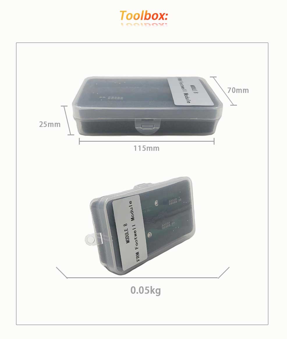 Yanhua ACDP Set Module 8 para leitura e gravação do módulo BMW FRM