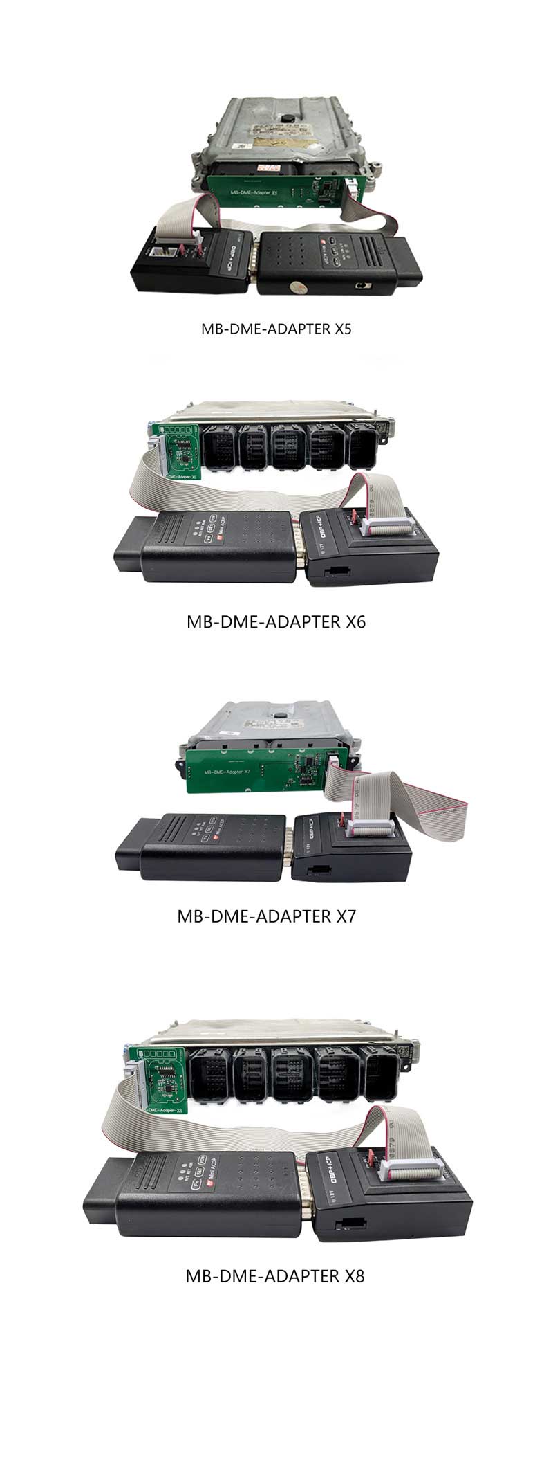 Yanhua ACDP Set Mercedes Bens DME Clone Module 15 compatible con Mercedes X1, X2, X3, X4, X5, X6, X7 DME clon. No es necesario abrir la carcasa DME, no es necesario perforar el agujero en DME