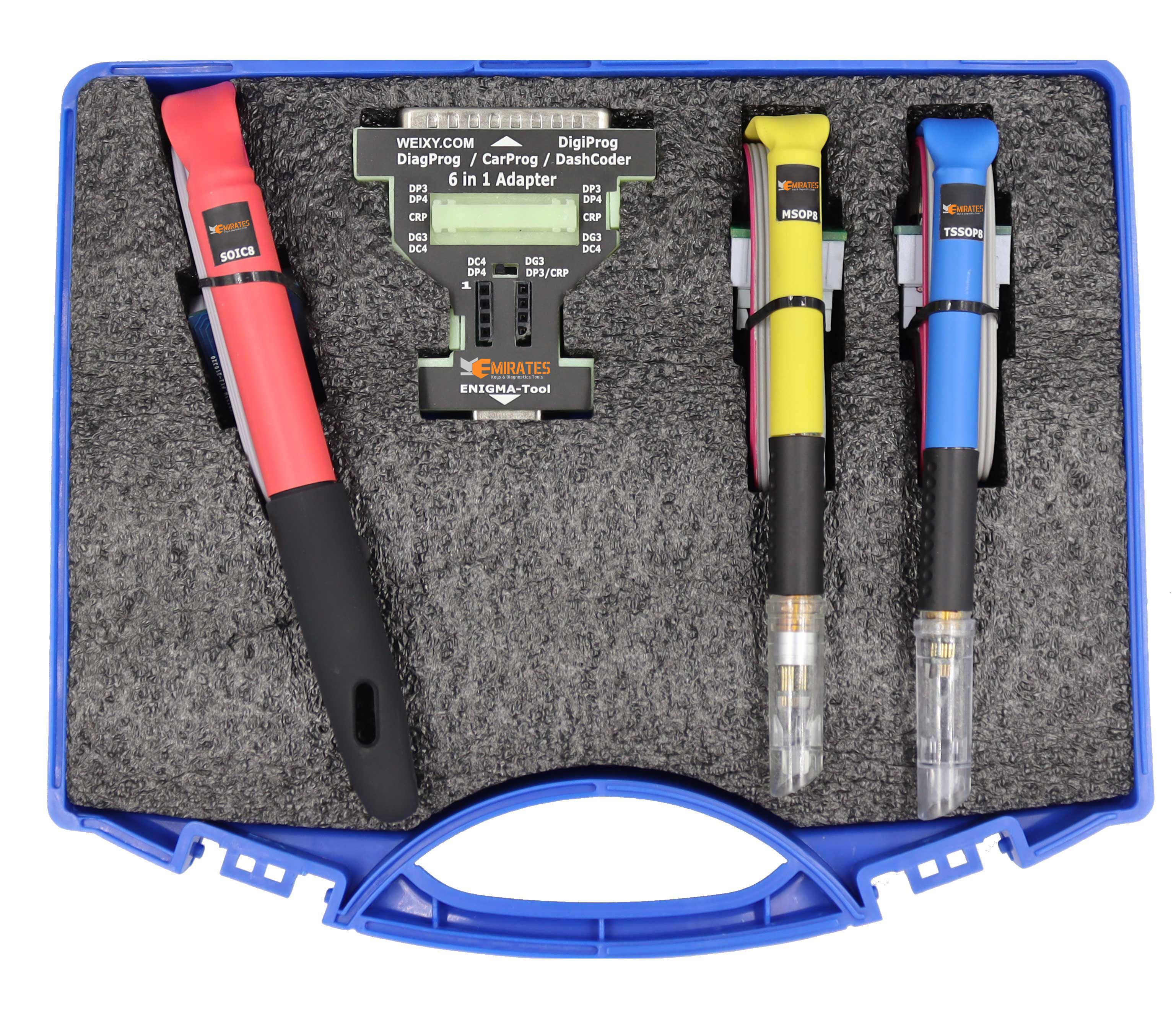 Новый комплект адаптера зажима Pogo для вторичного рынка для микросхем SOIC8 MSOP8 TSSOP8 eeprom. Совместимость с: Digiprog, Enigma, VVDI, Orange5, iProg | Ключи от Эмирейтс