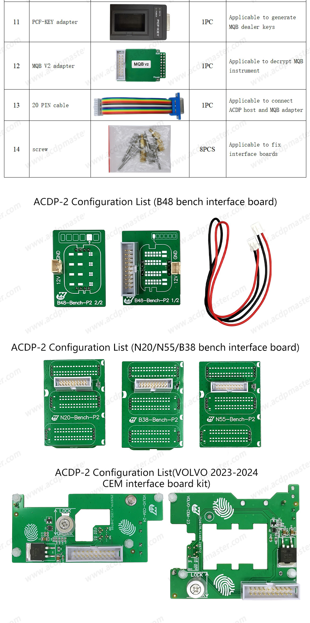 Yanhua ACDP 2 Locksmith Package ( ACDP-2 Programming Module+Module1+Module2+Module3+Module7+Module9+Module10+Module12+Module20+Module29+Module24+Module31+Module33 ) | Emirates Keys