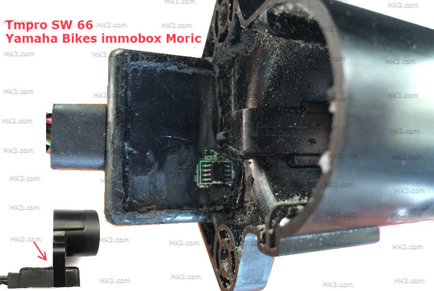 Les vélos Yamaha immobox Moric Le dispositif de mémoire est un paquet série eeprom Seiko S29190 SMD8. L'eeprom peut être située dans 2 positions différentes Module logiciel 66 TMPRO2 TMPro Software module 66 – Yamaha bikes immobox Moric